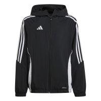 adidas Tiro 24 Windbreaker Jacke Kinder - schwarz/weiß