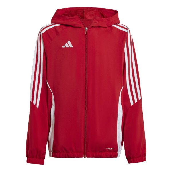 adidas Tiro 24 Windbreaker Jacke Kinder - rot/weiß