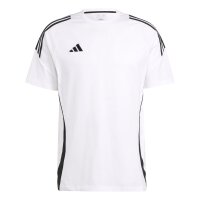 adidas Tiro 24 T-Shirt Herren - weiß/schwarz