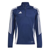 adidas Tiro 24 Half-Zip Trainingstop Kinder - navy/weiß