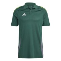 adidas Tiro 24 Competition Poloshirt Herren - gr&uuml;n/grau