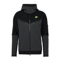 Nike Tech Fleece Hooded Jacke Herren - schwarz/grau