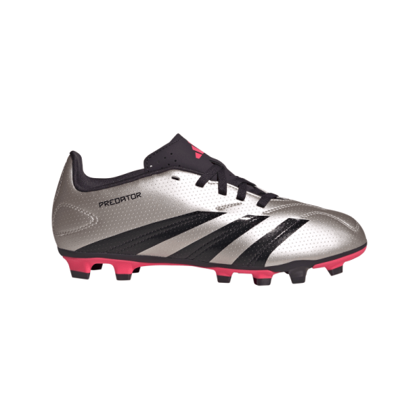 adidas Predator Club FG Kinder - silber/schwarz