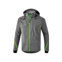 Erima Softshelljacke Function Herren - grau melange/green gecko