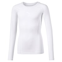 Puma Liga Baselayer Langarm Shirt Kinder - weiß