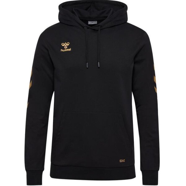 hummel Hoodie EM24 Collection Herren - schwarz/gold