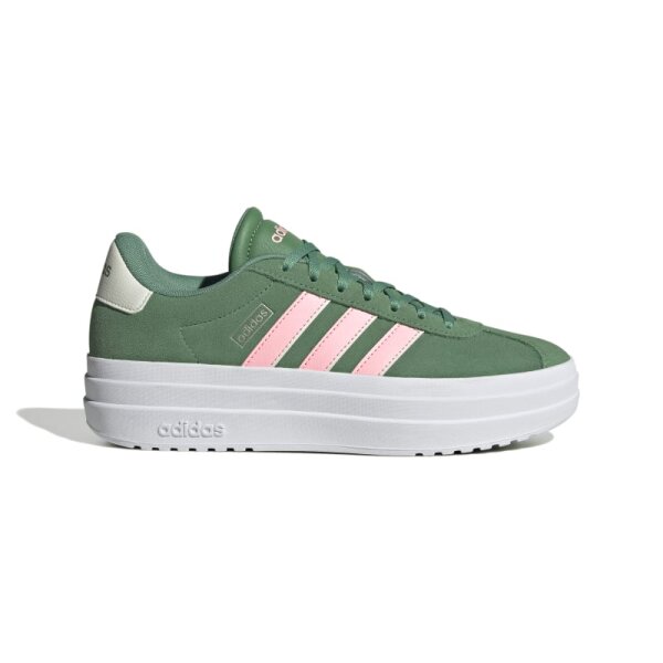 adidas VL Court Sneaker Damen - grün/pink/weiß