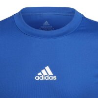 adidas Techfit Compression Langarm Shirt Kinder - blau