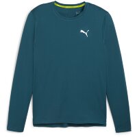 Puma Run Cloudspun Langarmshirt Herren - blau