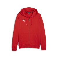 Puma teamGOAL Casuals Full-Zip Hoodie Herren - rot