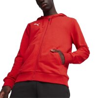 Puma teamGOAL Casuals Full-Zip Hoodie Herren - rot