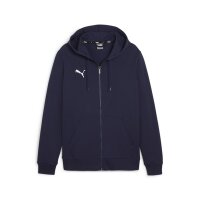 Puma teamGOAL Casuals Full - Zip Hoodie Herren - navy