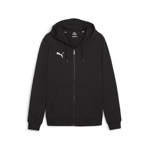 Puma teamGOAL Casuals Full-Zip Hoodie Herren - schwarz