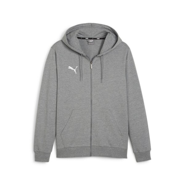 Puma teamGOAL Casuals Full - Zip Hoodie Herren - grau