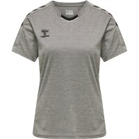 hummel Hmlcore Xk Poly Trikot S/S Damen - grey melange