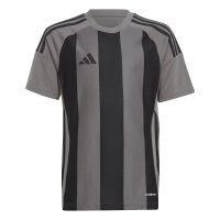 adidas Striped 24 Trikot Kinder - grau/schwarz