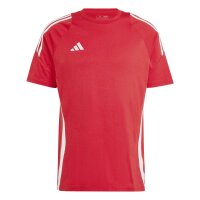 adidas Tiro 24 T-Shirt Herren - rot/wei&szlig;