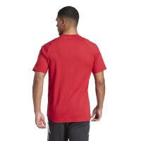 adidas Tiro 24 T-Shirt Herren - rot/wei&szlig;