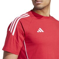 adidas Tiro 24 T-Shirt Herren - rot/wei&szlig;