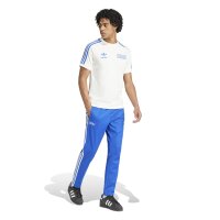 adidas Italien Adicolor Classics 3-Streifen T-Shirt EURO24 Herren - wei&szlig;/blau