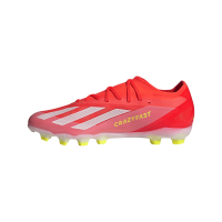 adidas X Crazyfast Pro MG Herren - rot/weiß/gelb