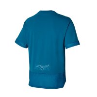 Mizuno Athletic Mesh T-Shirt Herren - blau