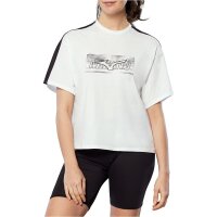 Mizuno Athletic Graphic T-Shirt Damen - wei&szlig;/schwarz