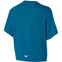 Mizuno Athletic Graphic T-Shirt Damen - blau