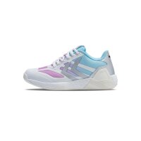 hummel Dagaz LTD Handballschuhe Damen - weiß/blau/rosa