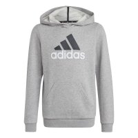 adidas Essentials Big Logo Hoodie Kinder - grau/wei&szlig;