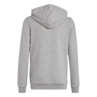 adidas Essentials Big Logo Hoodie Kinder - grau/wei&szlig;