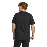 adidas Essentials Single Jersey Big Logo T-Shirt Herren - schwarz/wei&szlig;