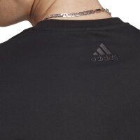 adidas Essentials Single Jersey Big Logo T-Shirt Herren - schwarz/wei&szlig;