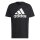 adidas Essentials Single Jersey Big Logo T-Shirt Herren - schwarz/weiß