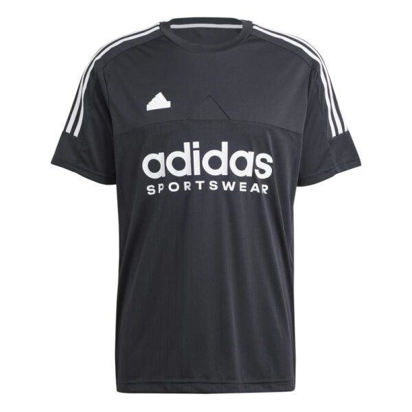 adidas Tiro T-Shirt Herren - schwarz/weiß