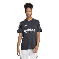 adidas Tiro T-Shirt Herren - schwarz/weiß