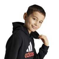 adidas Essentials Hoodie Kinder - schwarz/wei&szlig;/rot