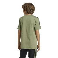 adidas Tiberio 3-Streifen Colorblock T-Shirt Kinder - olive/schwarz/wei&szlig;