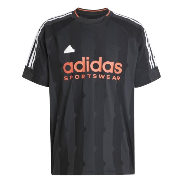 adidas House of Tiro Jacquard T-Shirt Herren - schwarz