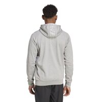 adidas Game and Go Full-Zip Hoodie Herren - grau