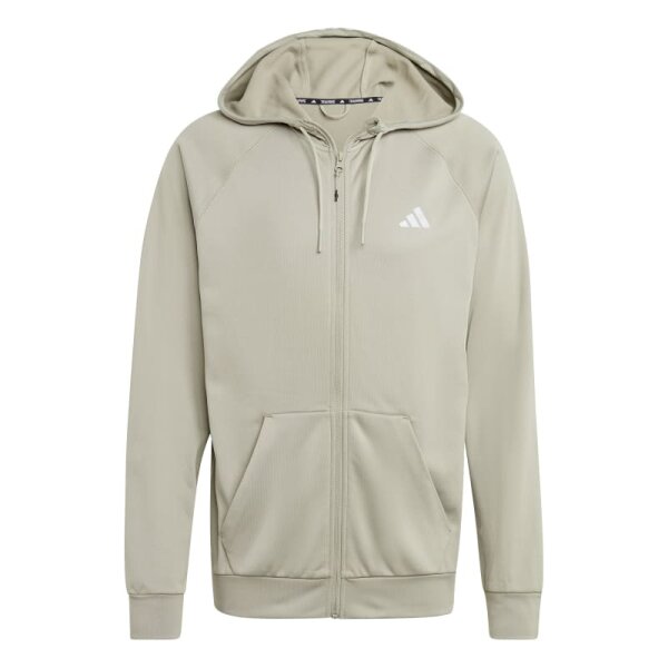 adidas Game and Go Full-Zip Hoodie Herren - grün