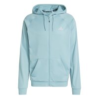 adidas Game and Go Full-Zip Hoodie Herren - türkis