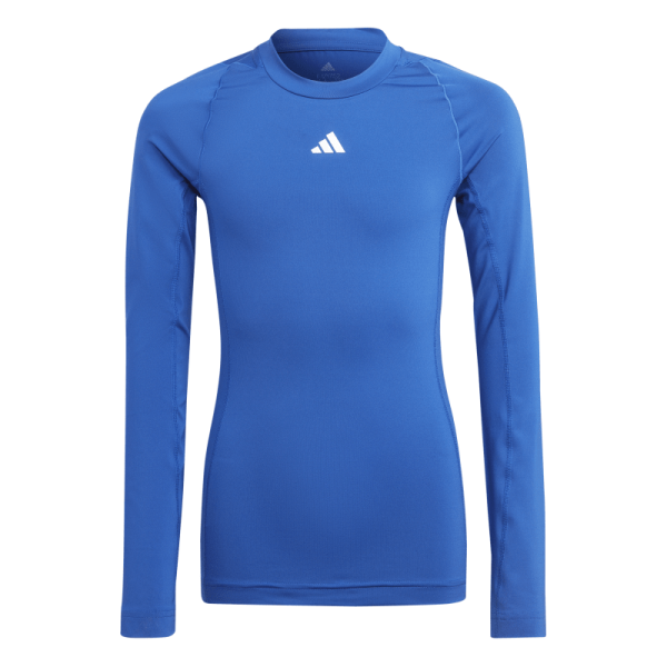 adidas Techfit Funktionsshirt Langarm Kinder - blau