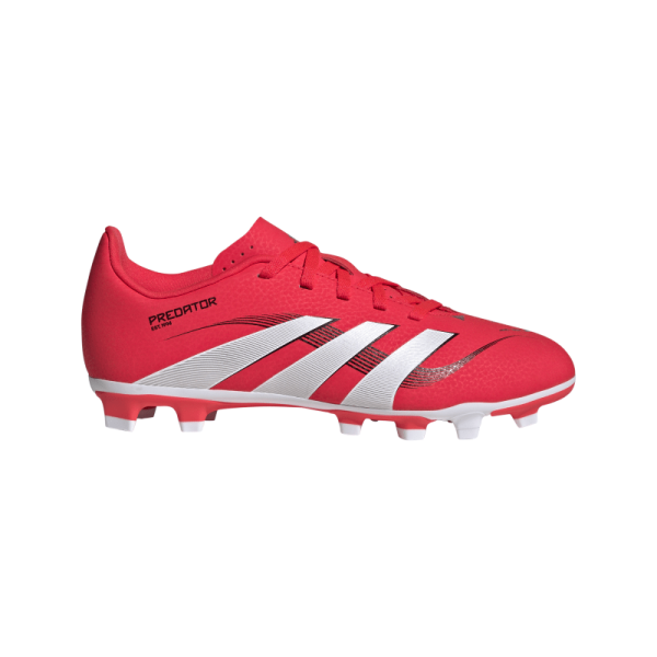 adidas Predator Club FG/MG Kinder - rot/weiß/schwarz