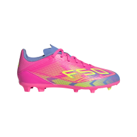 adidas F50 League FG/MG Kinder - pink/grün/blau