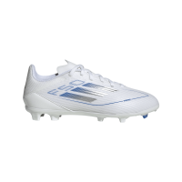 adidas F50 League FG/MG Kinder - weiß/silber/blau