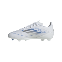 adidas F50 League FG/MG Kinder - wei&szlig;/silber/blau