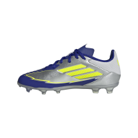 adidas F50 League Messi FG/MG Kinder - silber/gelb/navy