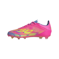 adidas F50 Pro FG Kinder - pink/grün/blau