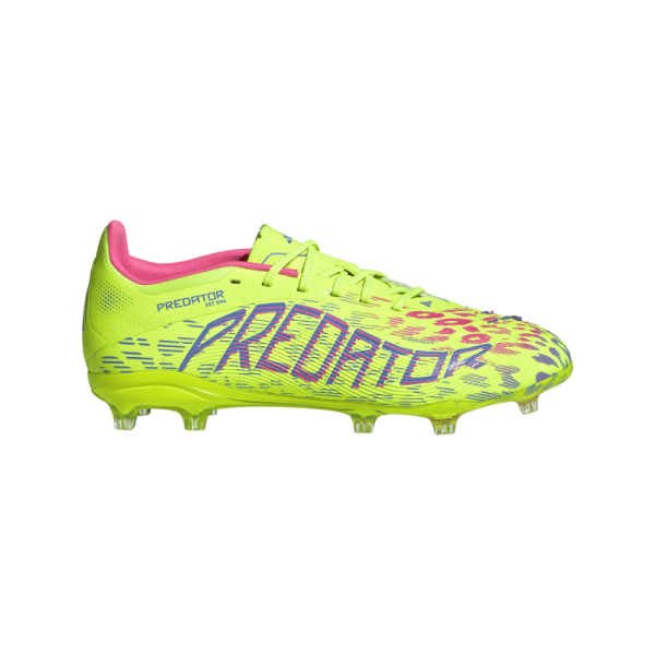 adidas Predator Elite FG Kinder - grün/blau/pink